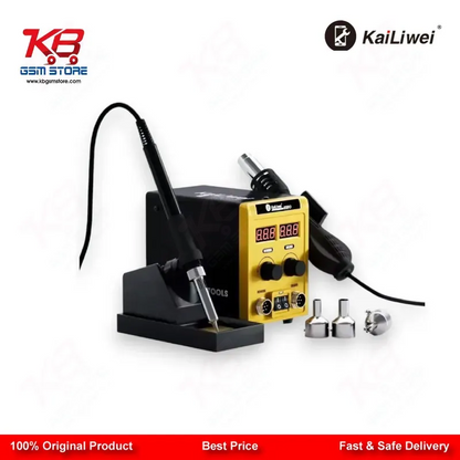 Kailiwei 8589D 2-in-1 Hot Air Gun & Soldering Iron Rework Station