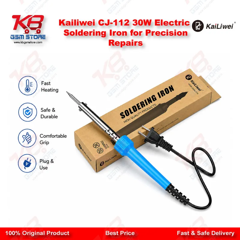 Kailiwei CJ-112 30W Electric Soldering Iron for Precision Repairs