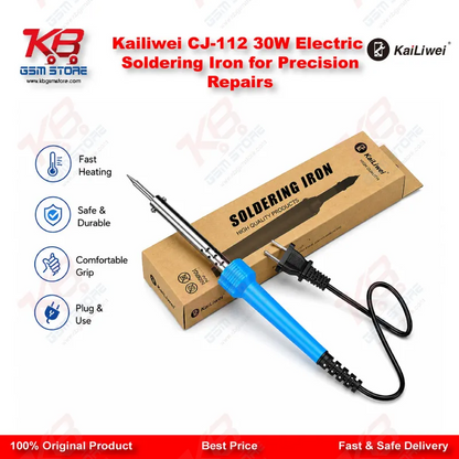 Kailiwei CJ-112 30W Electric Soldering Iron for Precision Repairs