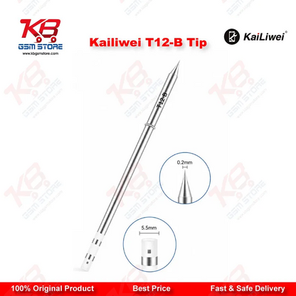 Kailiwei T12-B Soldering Tip – Conical Tip for T12 Soldering Station | Mobile PCB Repair