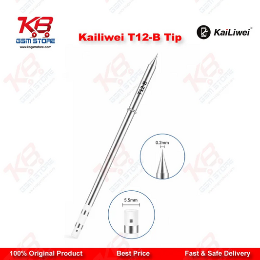 Kailiwei T12-B Soldering Tip – Conical Tip for T12 Soldering Station | Mobile PCB Repair