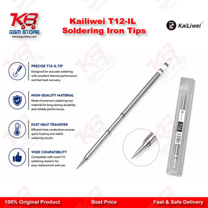 Kailiwei T12-IL Soldering Iron Tips