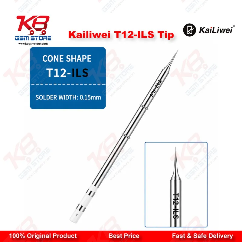 Kailiwei T12-ILS Soldering Tip – Ultra-Fine ILS Shape for Precision PCB Repair