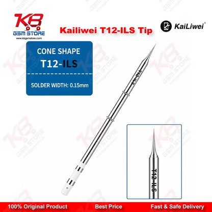 Kailiwei T12-ILS Soldering Tip – Ultra-Fine ILS Shape for Precision PCB Repair