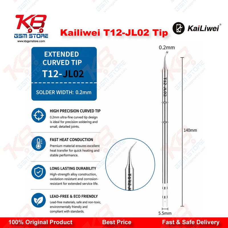 Kailiwei T12-JL02 Soldering Iron Tips
