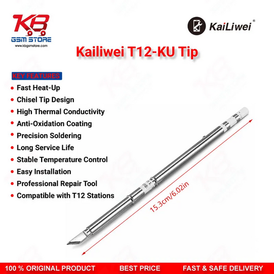Kailiwei T12-KU Knife Soldering Iron Tip for T12 Soldering Station