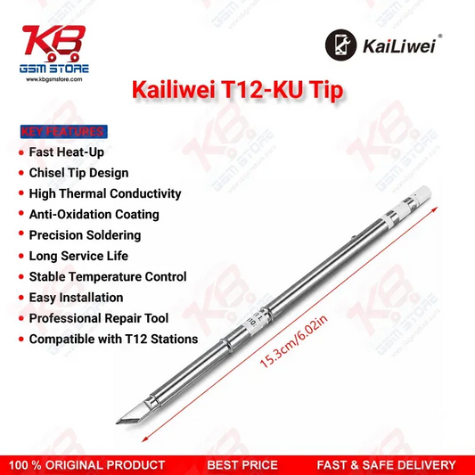Kailiwei T12-KU Knife Soldering Iron Tip for T12 Soldering Station
