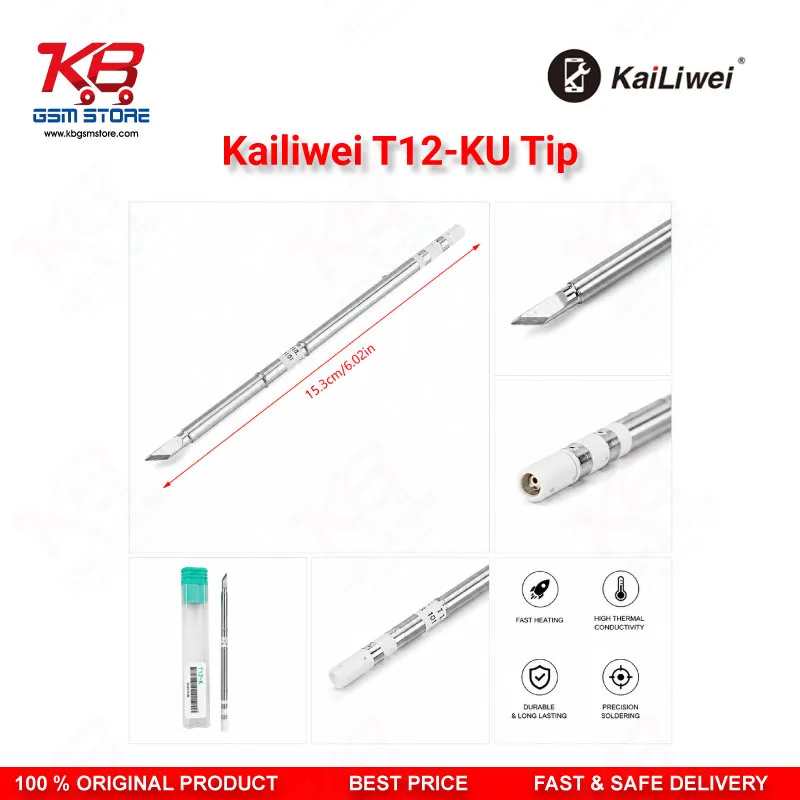 Kailiwei T12-KU Knife Soldering Iron Tip for T12 Soldering Station
