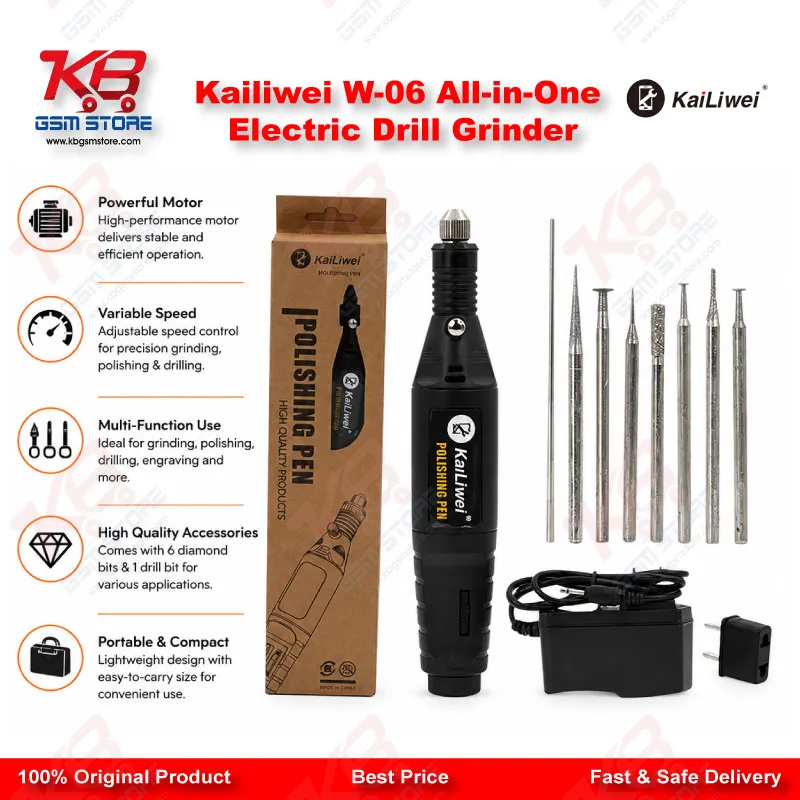 Kailiwei W-06 All-in-One Electric Drill Grinder
