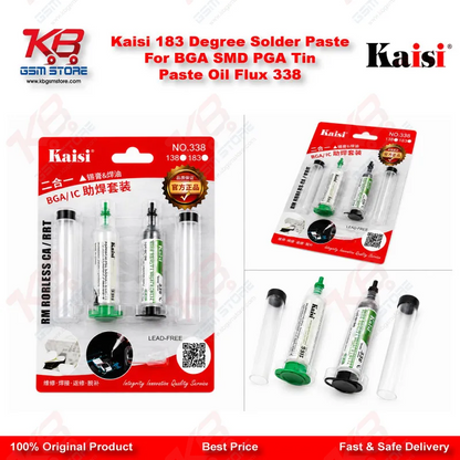 Kaisi 183 Degree Solder Paste For BGA SMD PGA Tin Paste Oil Flux 338