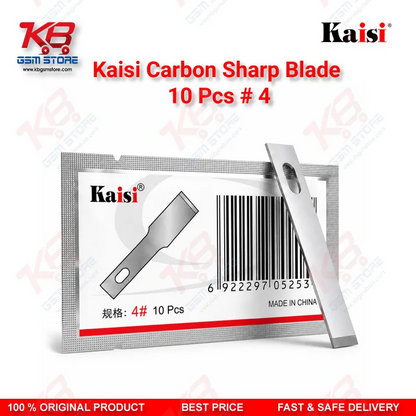 Kaisi Carbon Sharp Blade #4 (10 Pcs) – Precision PCB & Motherboard Repair Scalpel Blades