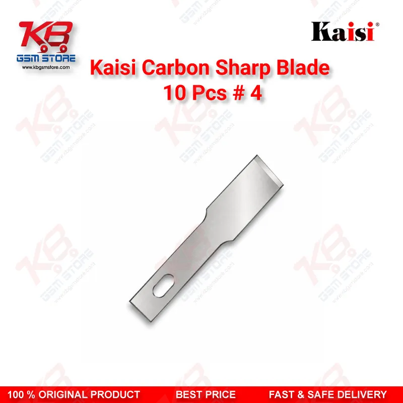 Kaisi Carbon Sharp Blade #4 (10 Pcs) – Precision PCB & Motherboard Repair Scalpel Blades