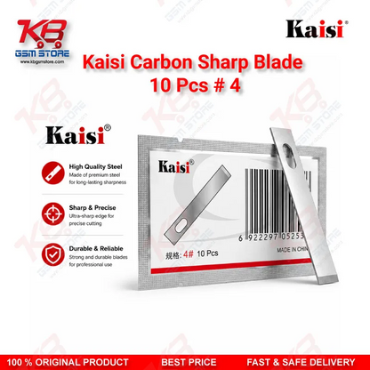 Kaisi Carbon Sharp Blade #4 (10 Pcs) – Precision PCB & Motherboard Repair Scalpel Blades