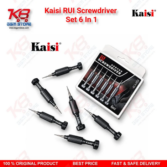 Kaisi RUI Screwdriver Set 6 In 1 – Mobile Repair Screwdriver Kit for Phone Disassembly and Screw Work