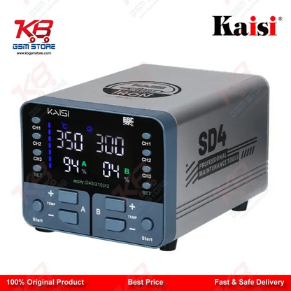 Kaisi SD4 240W Dual Channel Digital Soldering Iron Station (T210/T245)