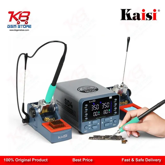 Kaisi SD4 240W Dual Channel Digital Soldering Iron Station (T210/T245)