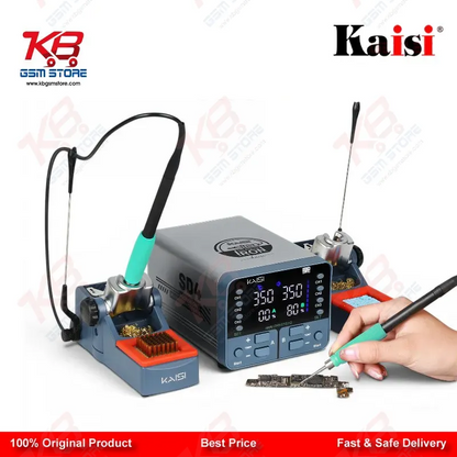 Kaisi SD4 240W Dual Channel Digital Soldering Iron Station (T210/T245)
