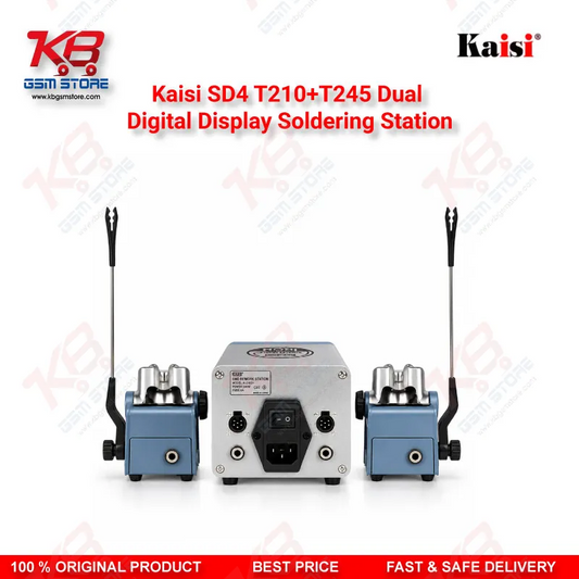 Kaisi SD4 T210+T245 Dual Digital Display Soldering Station for Mobile Motherboard PCB Repair, Dual Channel with JBC-Compatible Tips