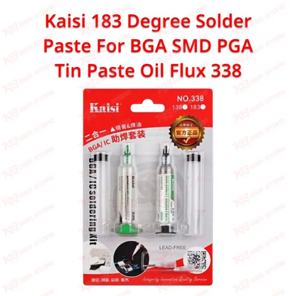 Kaisi 183 Degree Solder Paste For BGA SMD PGA Tin Paste Oil Flux 338