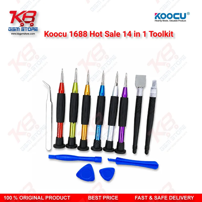 Koocu SW-1688 14 in 1 Screwdriver Repair Toolkit