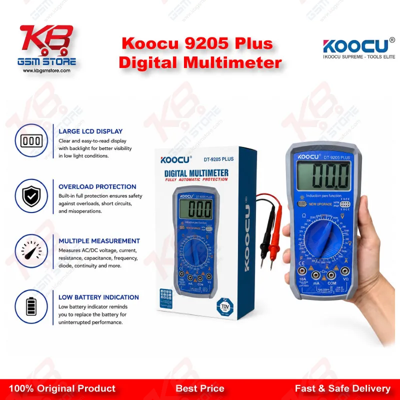 Koocu 9205 Plus Digital Multimeter