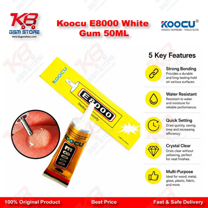 Koocu E8000 White Gum 50ML