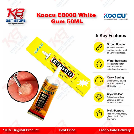 Koocu E8000 White Gum 50ML
