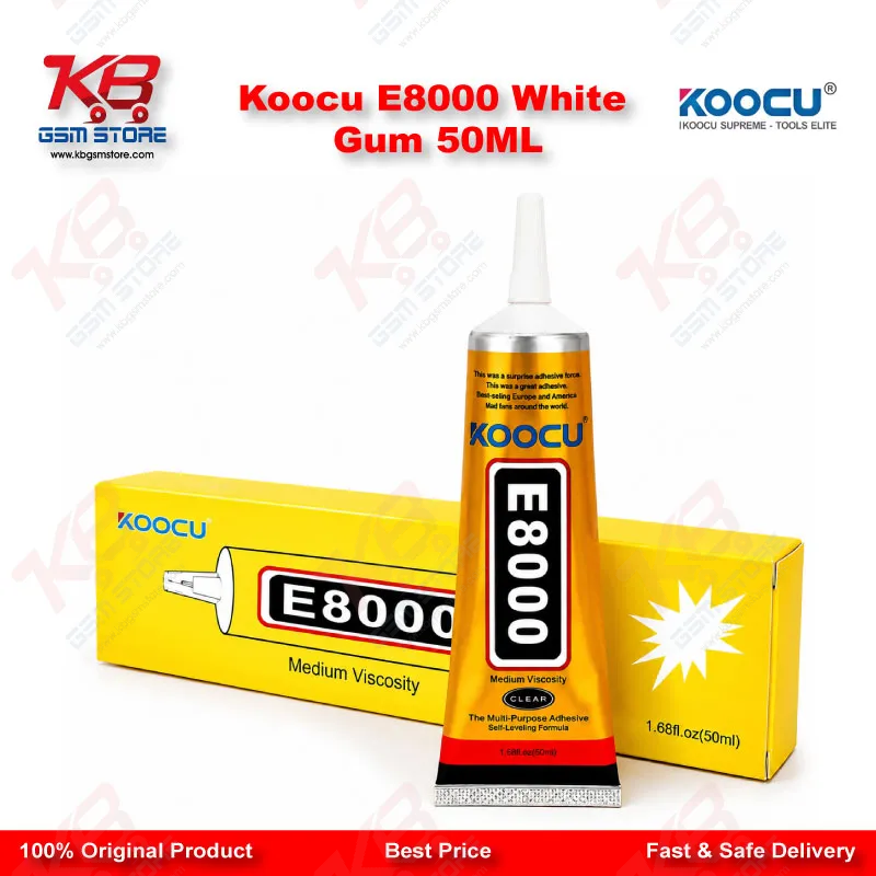 Koocu E8000 White Gum 50ML