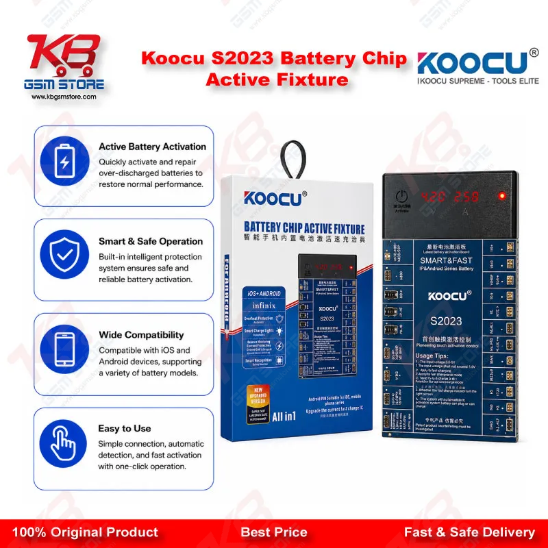 Koocu S2023 Battery Chip Active Fixture