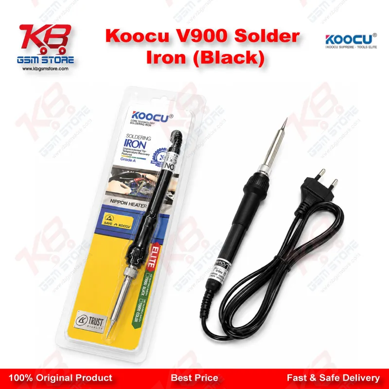 Koocu V900 Solder Iron (Black)