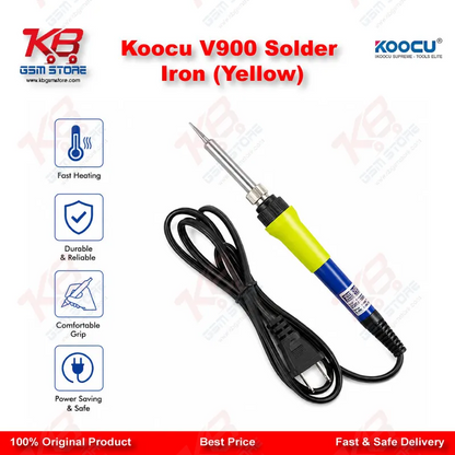 Koocu V900 Solder Iron (Yellow)