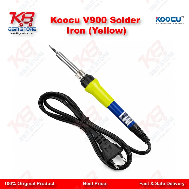 Koocu V900 Solder Iron (Yellow)