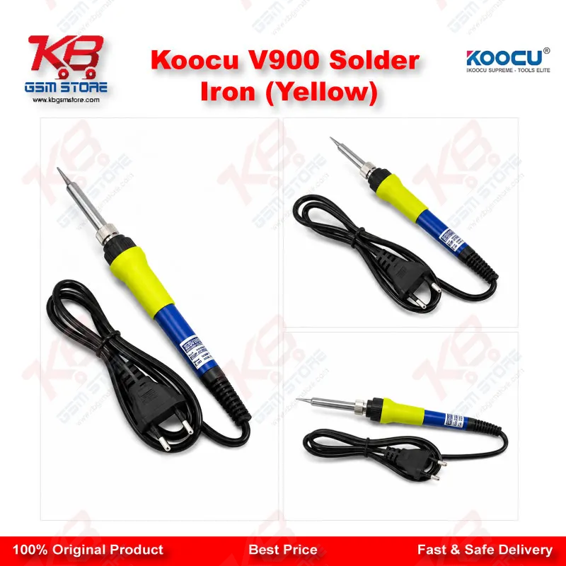 Koocu V900 Solder Iron (Yellow)