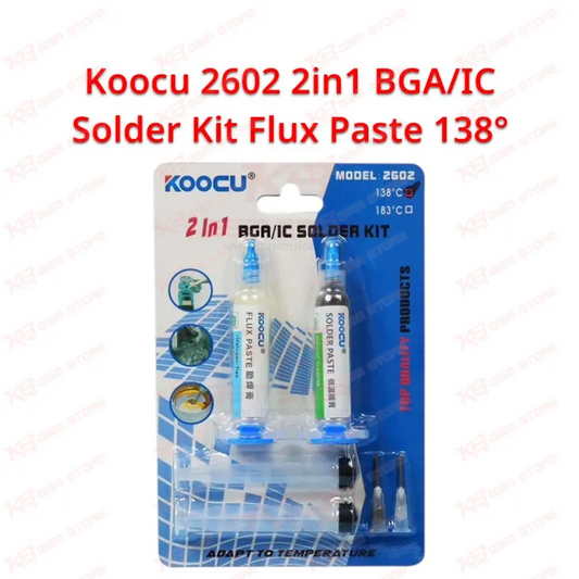 Koocu 2602 2in1 BGA/IC Solder Kit Flux Paste 138°