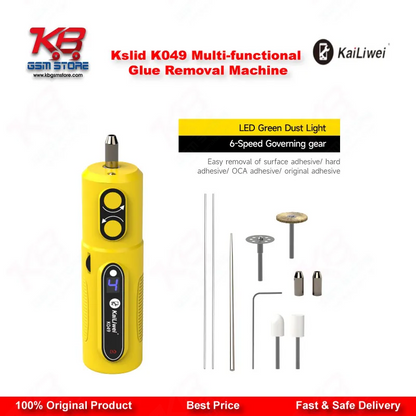 Kslid K049 Multi-functional OCA Glue Removal Machine – 6-Speed Electric Screen Degumming Tool