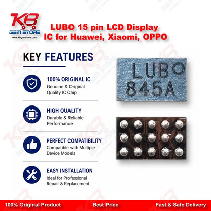 LUBO 15 pin LCD Display IC for Huawei, Xiaomi, OPPO