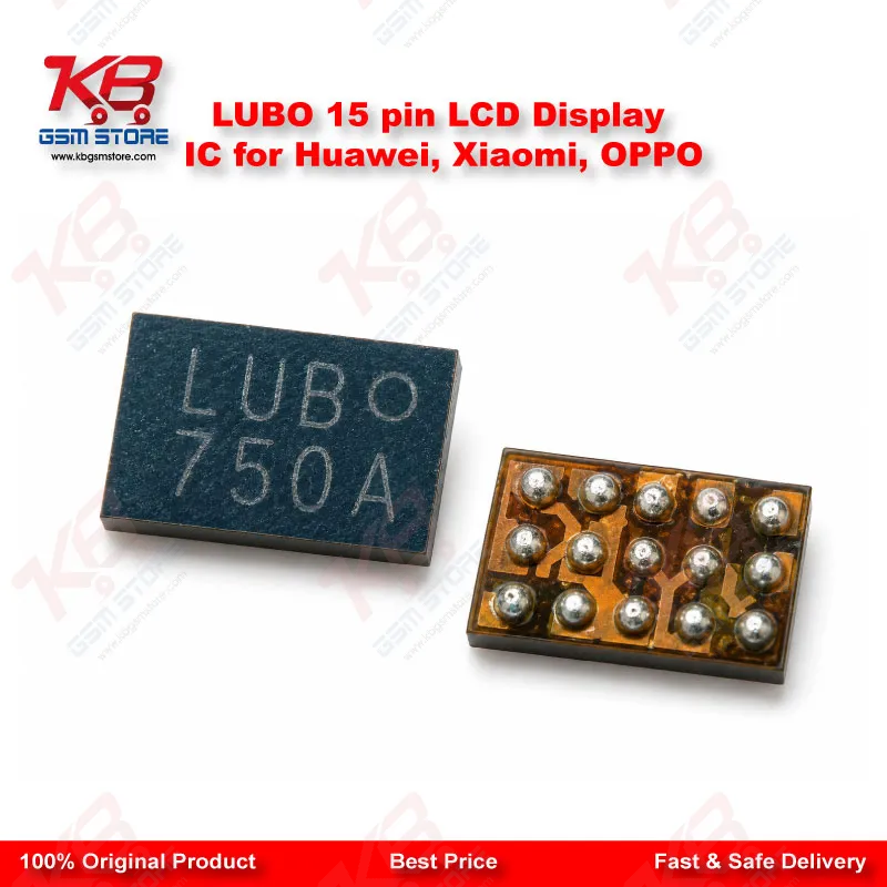 LUBO 15 pin LCD Display IC for Huawei, Xiaomi, OPPO