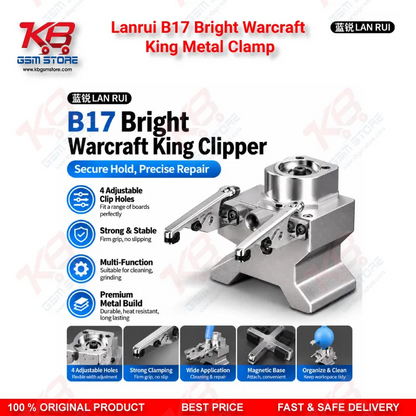 Lanrui B17 Bright Warcraft King Metal Clamp PCB Holder