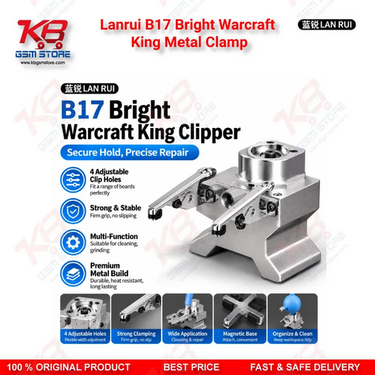 Lanrui B17 Bright Warcraft King Metal Clamp PCB Holder