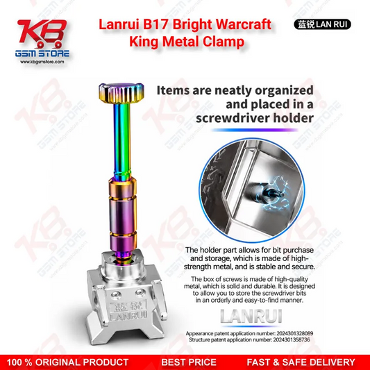 Lanrui B17 Bright Warcraft King Metal Clamp PCB Holder