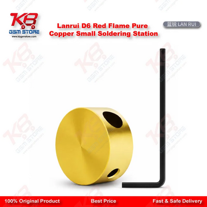Lanrui D6 Red Flame Pure Copper Small Soldering Station for FPC & Battery Socket Repair