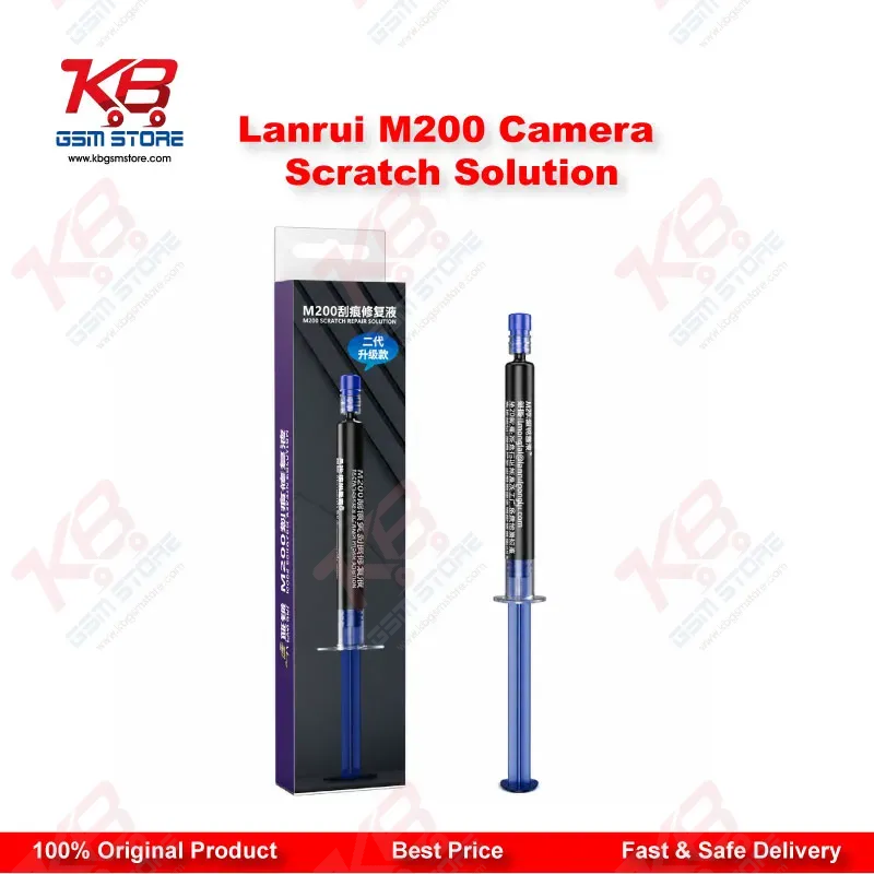 Lanrui M200 Camera Scratch Repair Solution (3ml) – Black Lens Scratch & Stain Fix