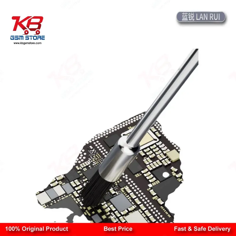 Lanrui QB95 2.35mm Dust Cleaning Mane Brush for Mobile PCB Repair