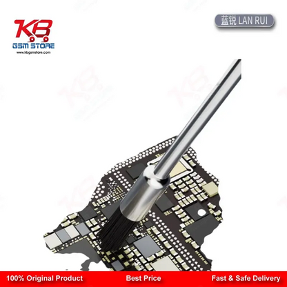 Lanrui QB95 2.35mm Dust Cleaning Mane Brush for Mobile PCB Repair