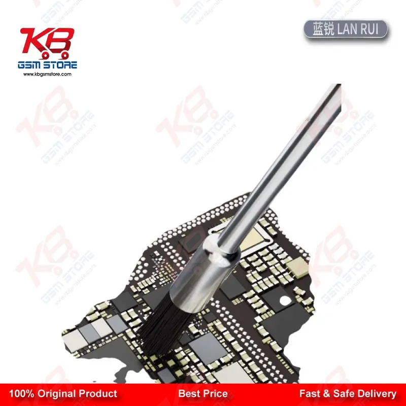 Lanrui QB95 2.35mm Dust Cleaning Mane Brush for Mobile PCB Repair