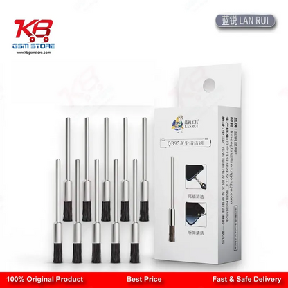 Lanrui QB95 2.35mm Dust Cleaning Mane Brush for Mobile PCB Repair