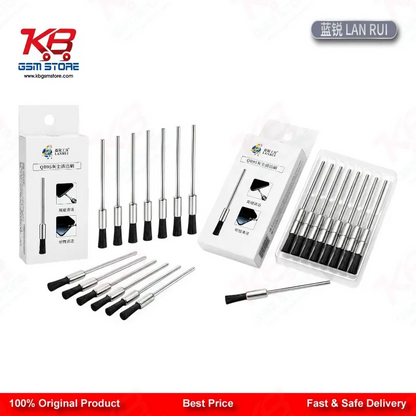 Lanrui QB95 3.0mm Dust Cleaning Mane Brush for Mobile PCB and IC Pad Cleaning