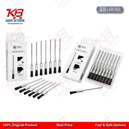 Lanrui QB95 3.0mm Dust Cleaning Mane Brush for Mobile PCB and IC Pad Cleaning