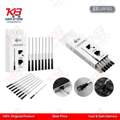 Lanrui QB95 3.0mm Dust Cleaning Mane Brush for Mobile PCB and IC Pad Cleaning