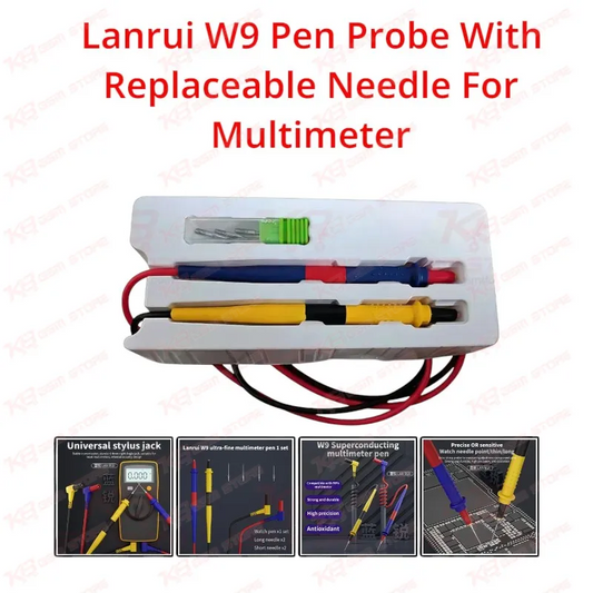 Lanrui W9 Pen Probe With Replaceable Needle For Multimeter